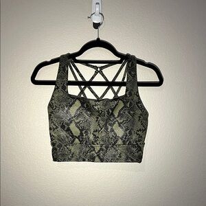 BuffBunny Revolution Sports Bra V2 Green Snake Bite XL